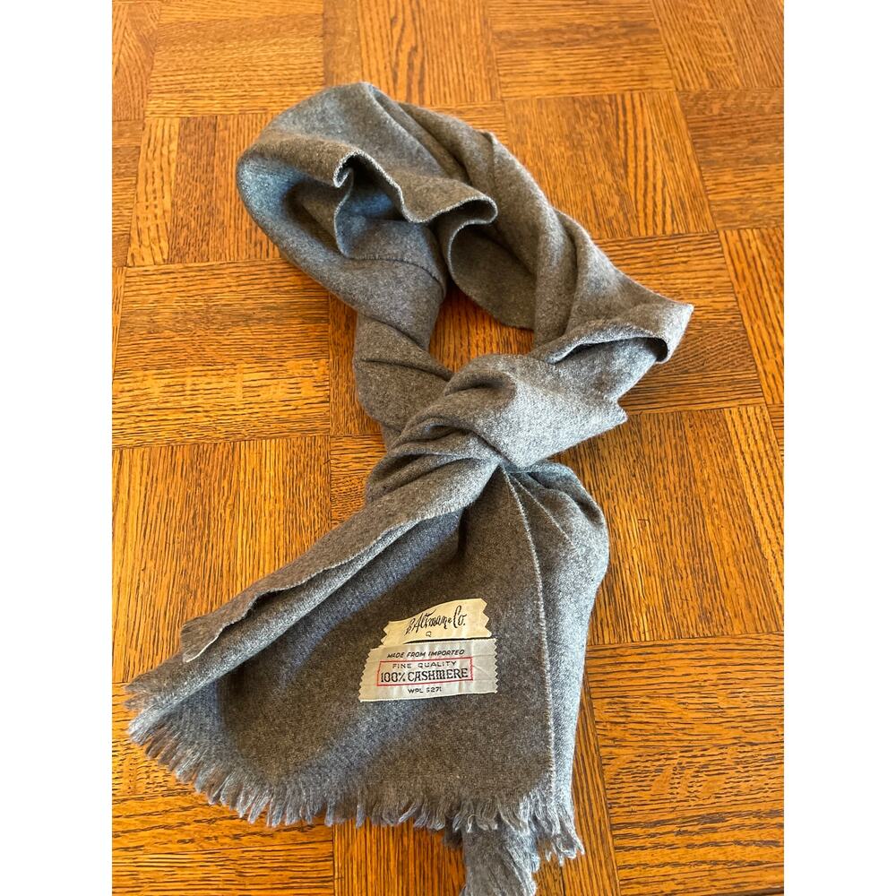 Vintage B. Altman & Co. Cashmere Scarf100% Pure Cashmere - Picture 4 of 4